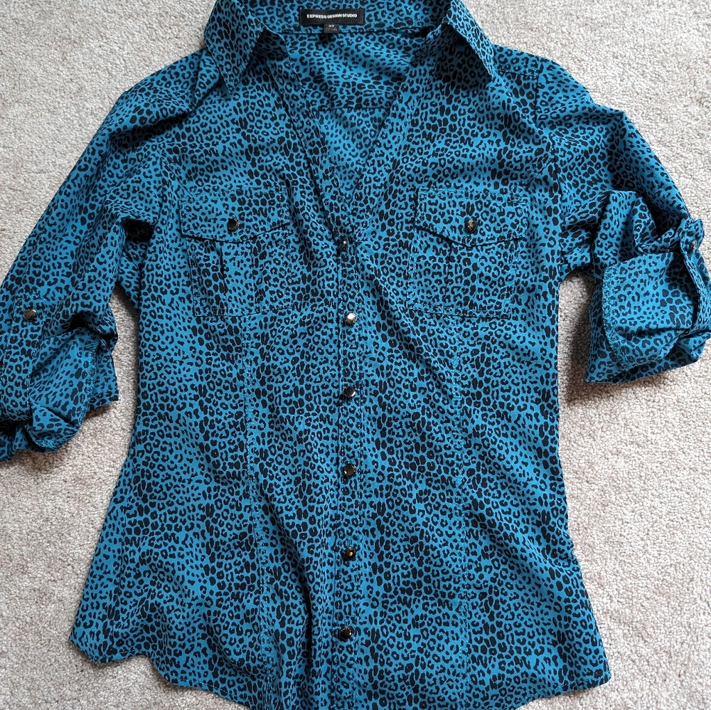Express Design Studio button down blouse